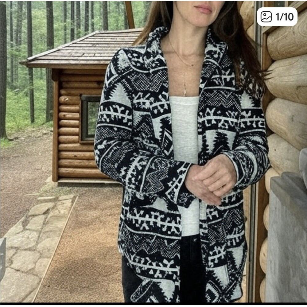 NWT Chaps x Ralph Lauren Cardigan Sweater Navajo Southwest S Duster